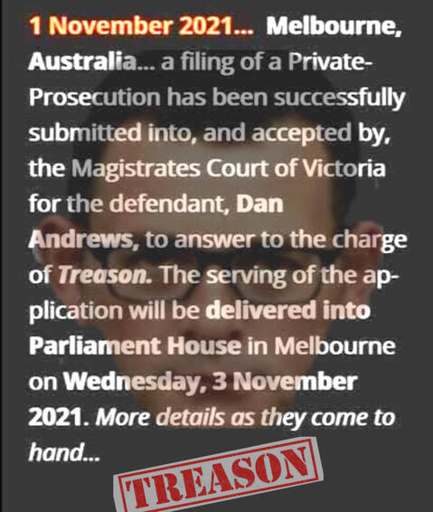 Dan Andrews Treason file