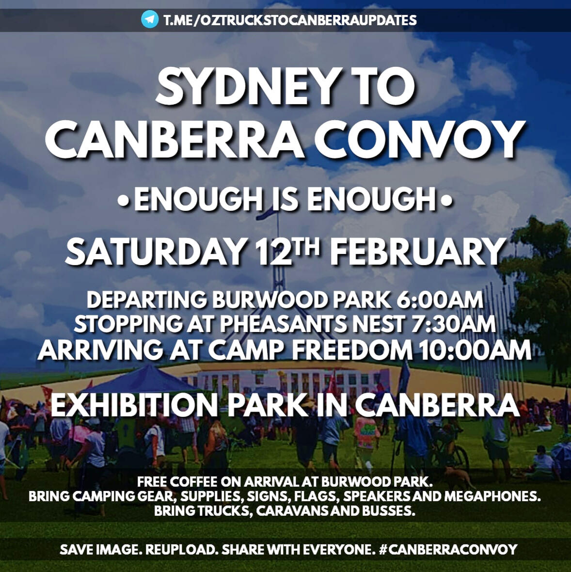 Freedom Convoy to Canberra